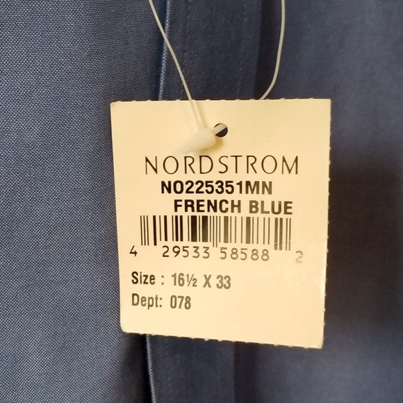 Nordstrom - Men's French Blue Button Down - Picture 5 of 5